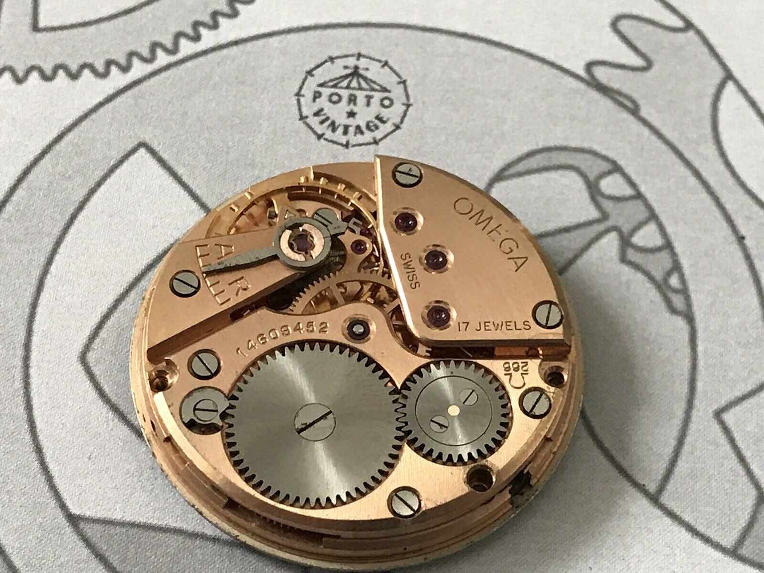 Omega Cal:266 Watch Movement – Porto Vintage Parts