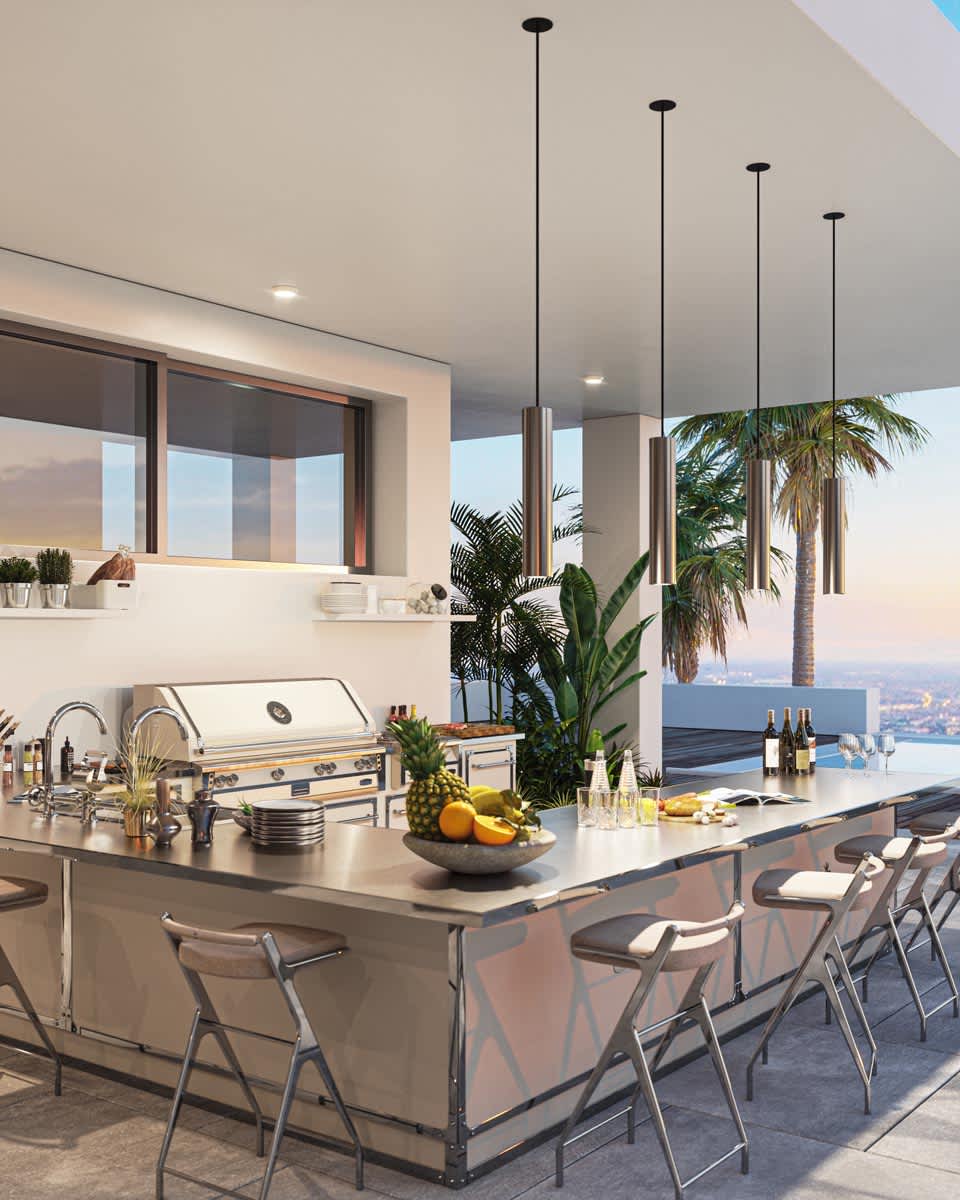 Premium outdoor entertaining space