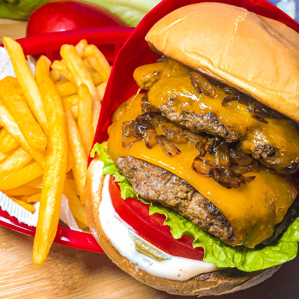 In-N-Out Cheeseburger Combo Meal