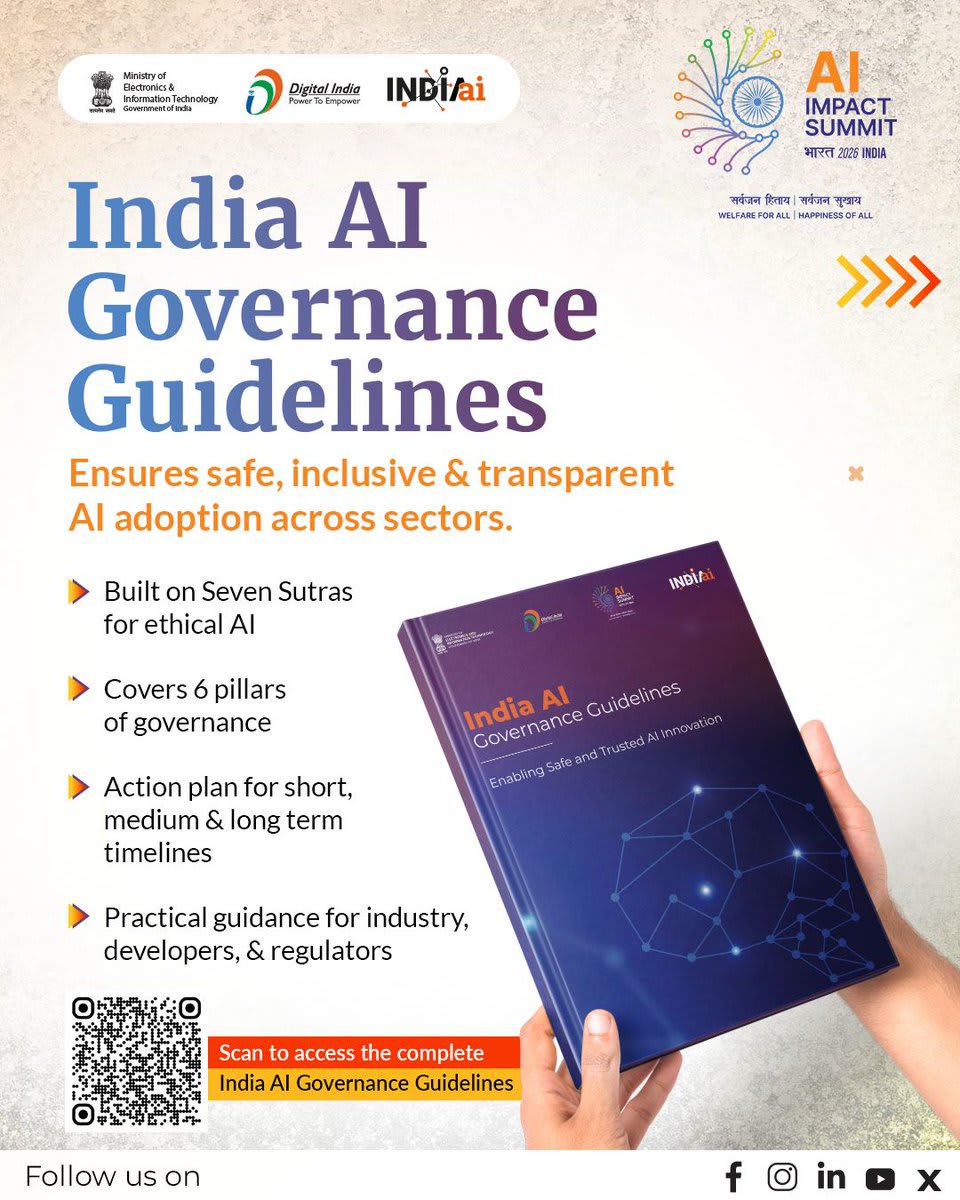 India AI Governance Guidelines framework diagram