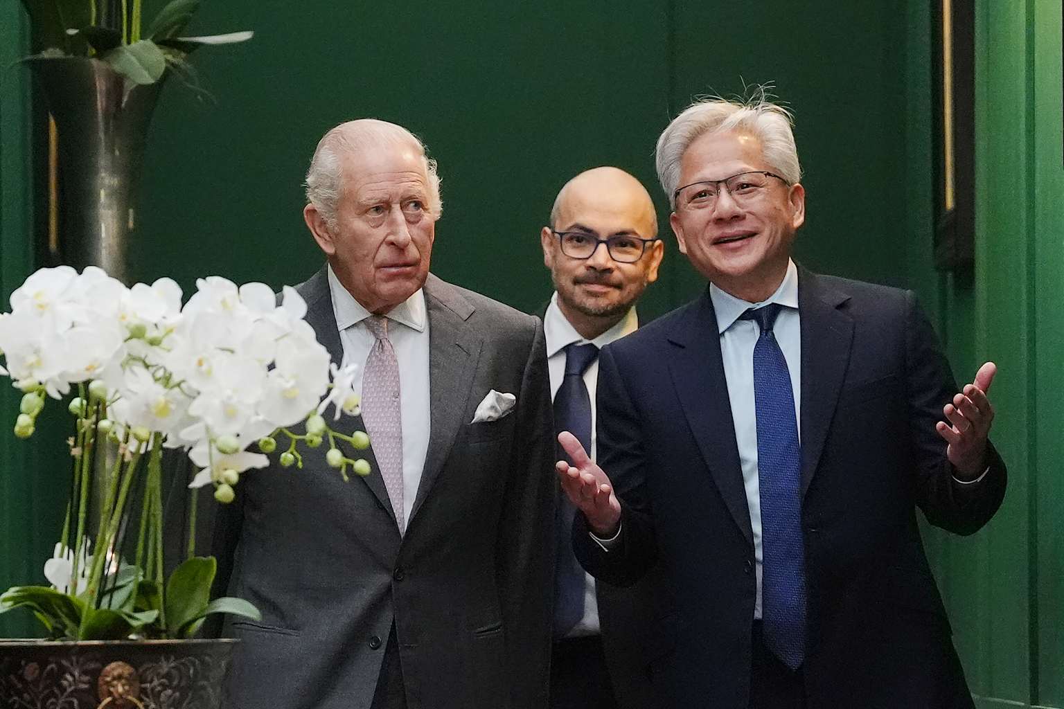 Jensen Huang de Nvidia se opone a la regulación de la IA en la cumbre del Rey Carlos